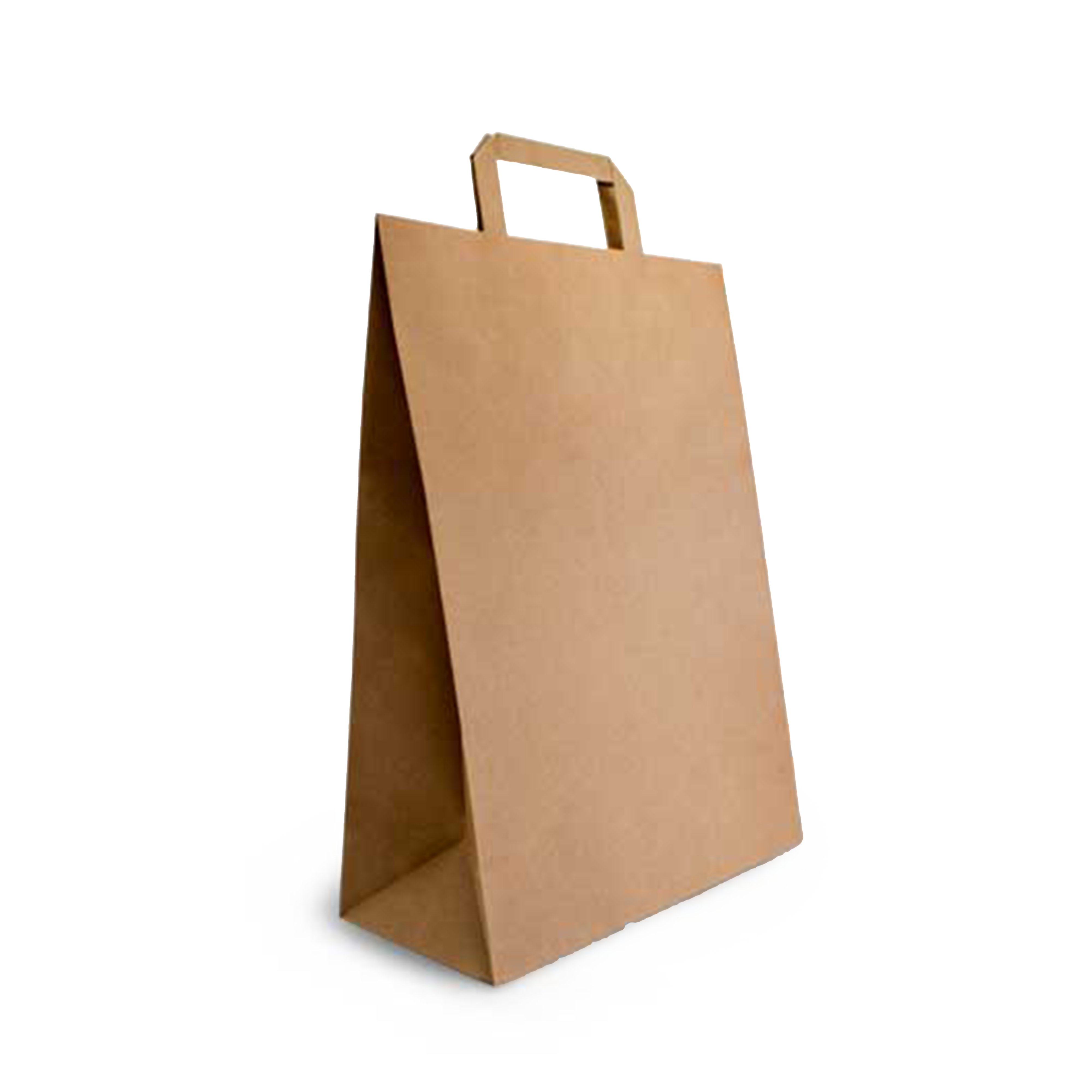 Paper Bag With Flat Handle